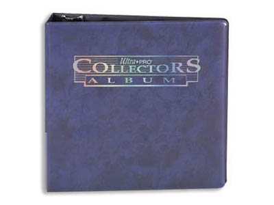 3-Ring Collectors Card Album - blue